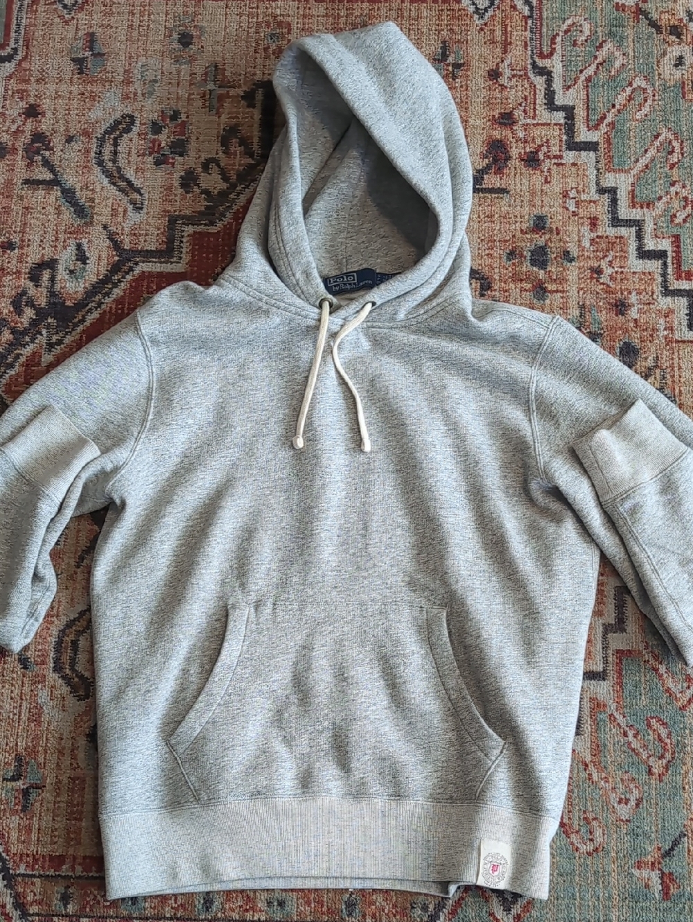 Polo by Ralph Lauren Men's Gray Fleece Hoodie